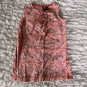 Tea collection sleeveless floral dress size 2